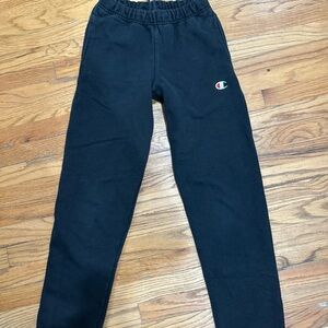 Champion Urban Outfitters Black Sweatpants Reverse Weave Long Narrow XS